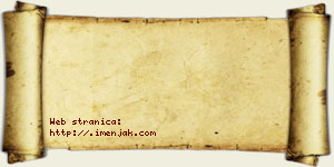 Kuzman Đaković vizit kartica